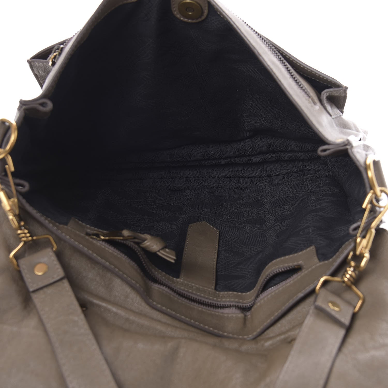 Proenza Schouler Lambskin Large PS1 Satchel Smoke 5 of 17