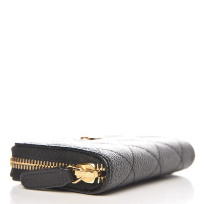 Chanel Caviar Quilted Zip Coin Purse Black 4 of 8