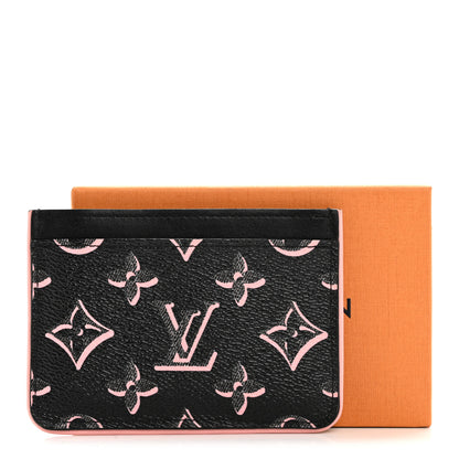 Louis Vuitton Monogram Fall for You LV Side-Up Card Holder Black 9 of 9