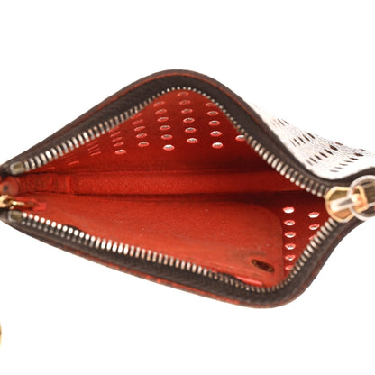 Louis Vuitton Monogram Perforated Key Pouch Orange 5 of 10