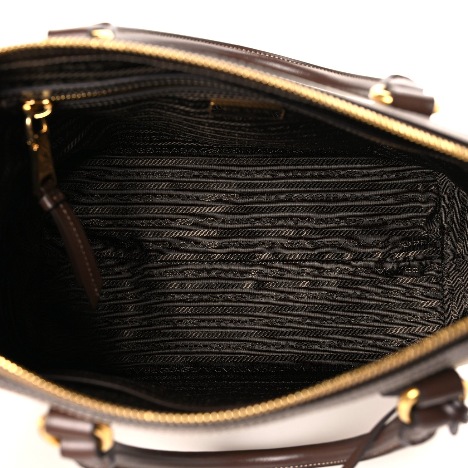 Prada Jacquard Logo Tote Corda Bruciato 4 of 8