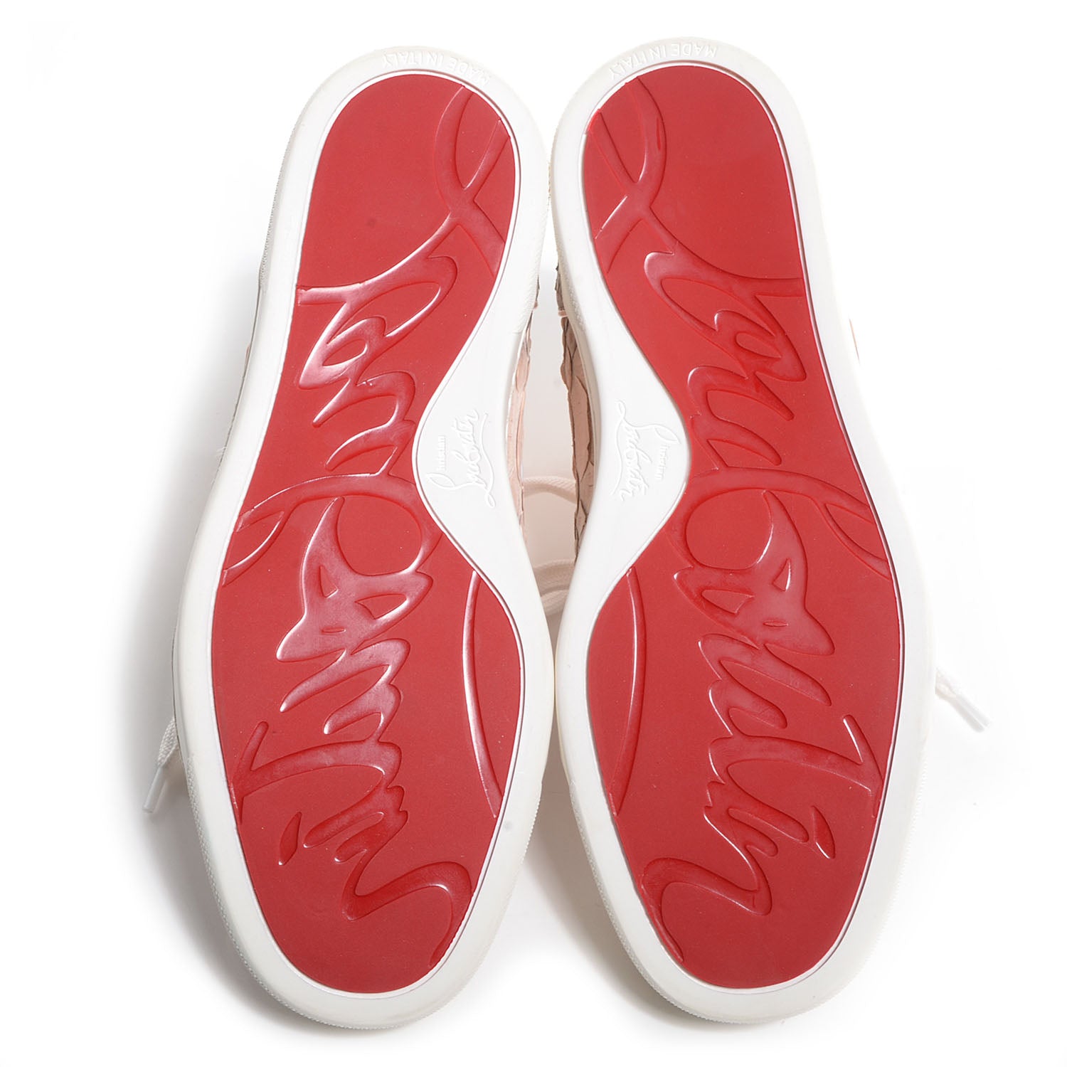 Christian Louboutin Python Degrade Louis Orlato Sneakers 36 Poudre 4 of 6