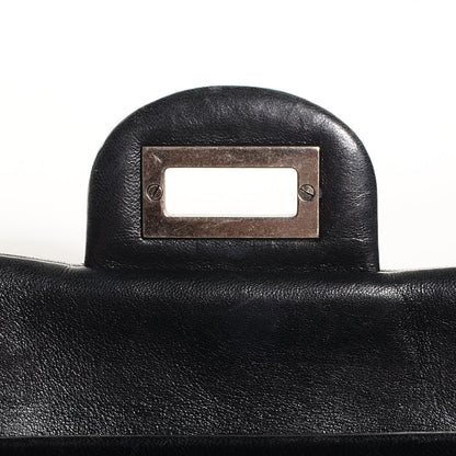 Chanel Washed Lambskin Quilted Hybrid Jumbo Double Flap Black 8 of 8