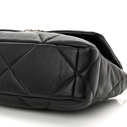 Chanel Lambskin Quilted Medium Chanel 19 Flap Black 10 of 11