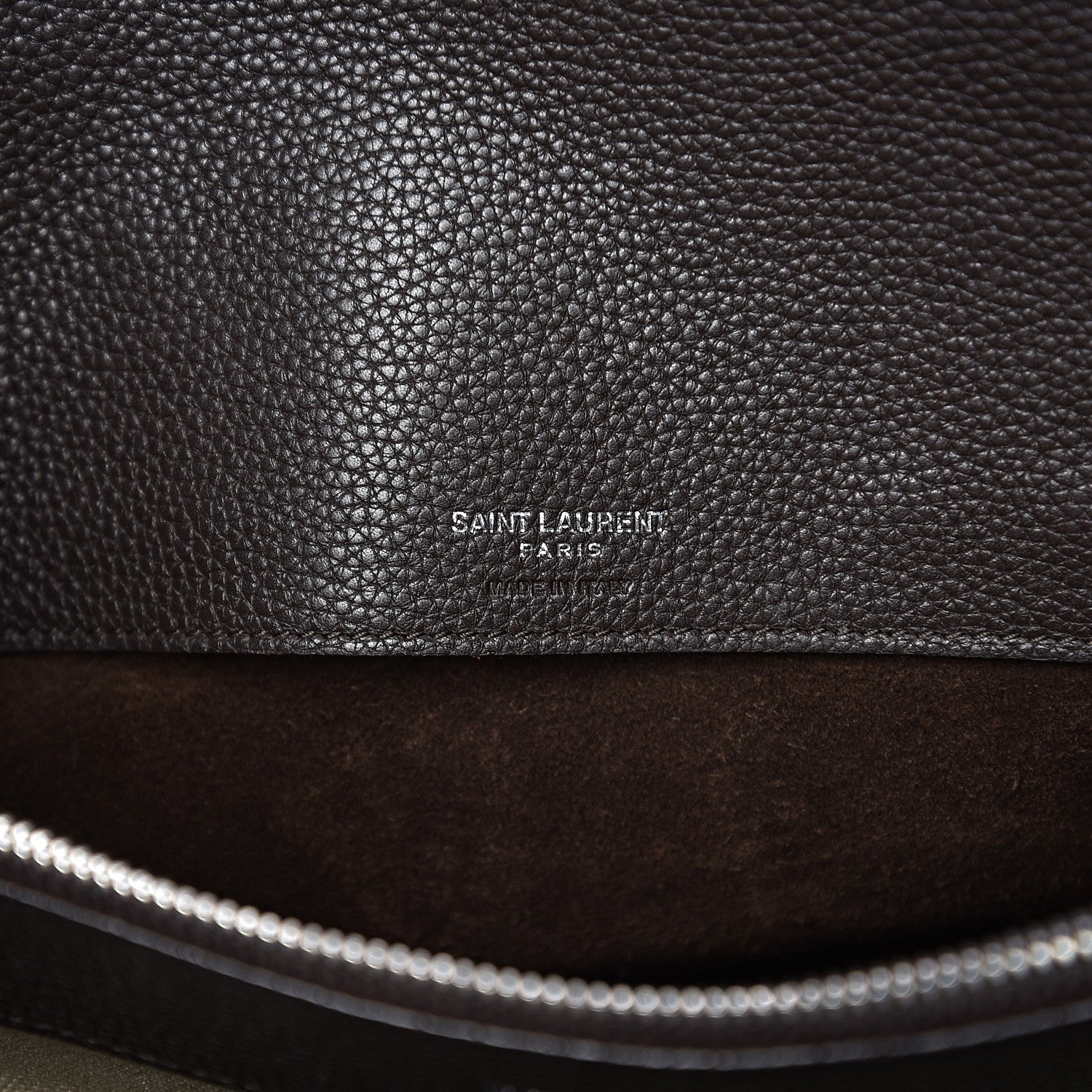 Saint Laurent Grained Calfskin Small Supple Sac De Jour Dark Brown 5 of 11