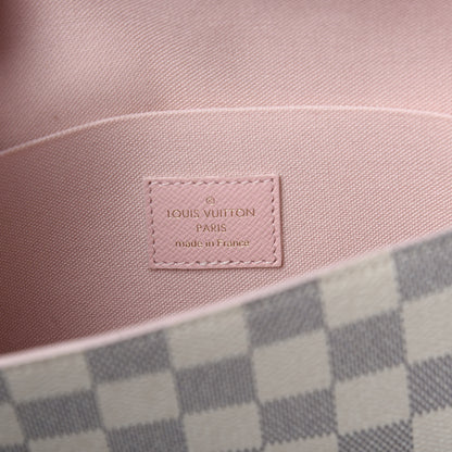 Louis Vuitton Damier Azur Calfskin Pochette Felicie Eau de Rose 7 of 11