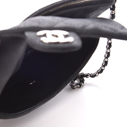 Chanel Iridescent Caviar Quilted Daily Zip Crossbody Bag Black 6 of 9