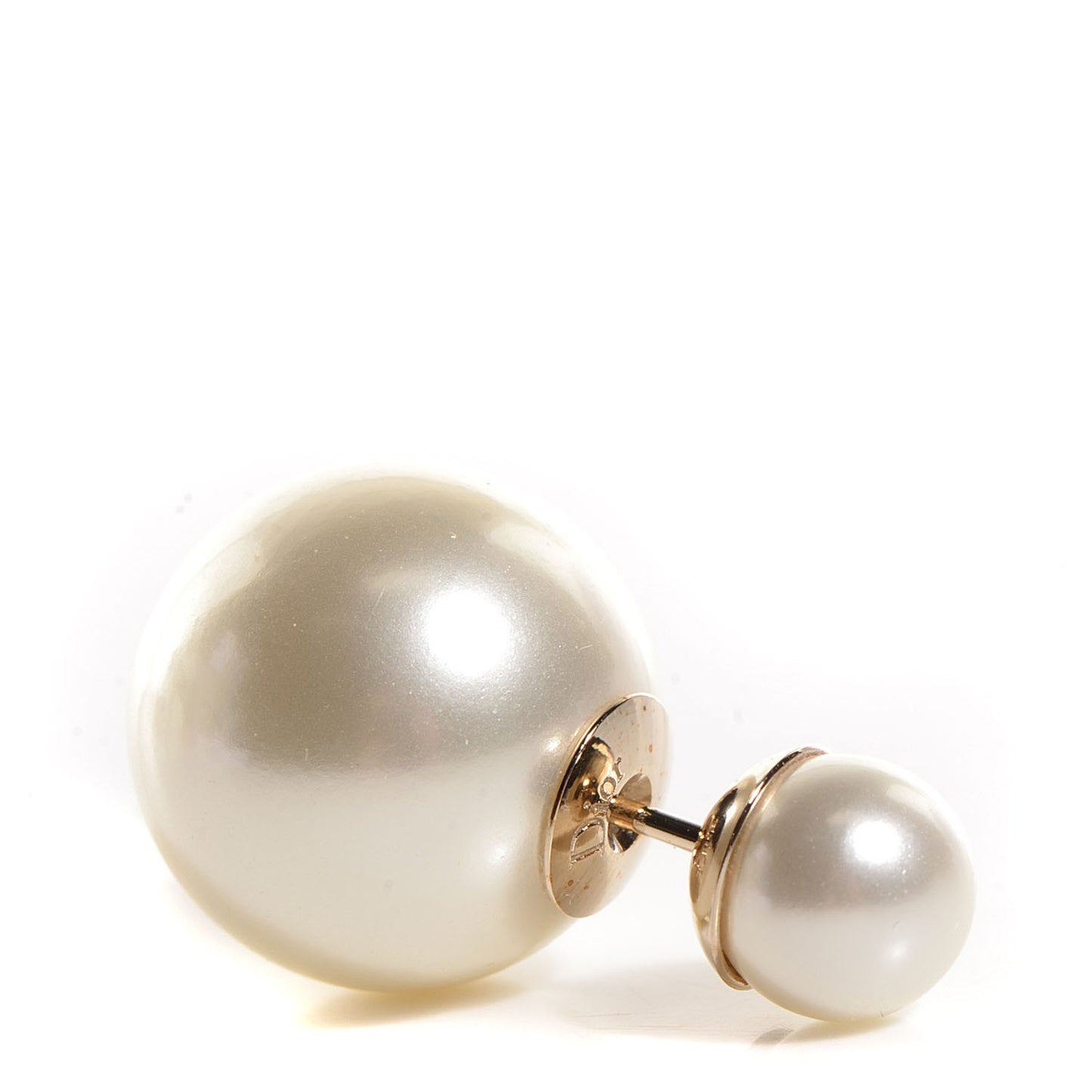 Mise En Dior Tribal Earrings Cream