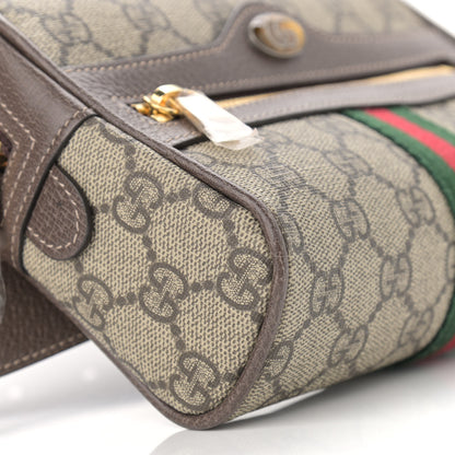Gucci GG Supreme Monogram Web Small Ophidia Belt Bag 75 30 Dark Brown 5 of 13