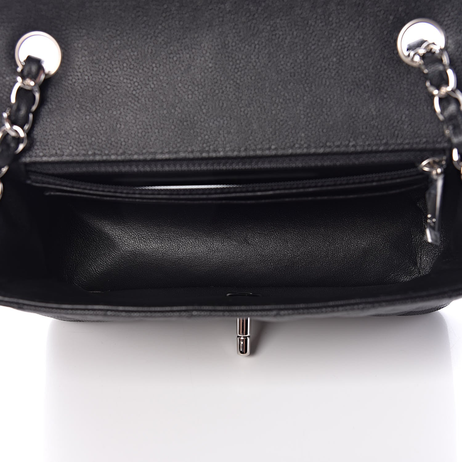 Chanel Caviar Quilted Mini Rectangular Flap Black 5 of 11
