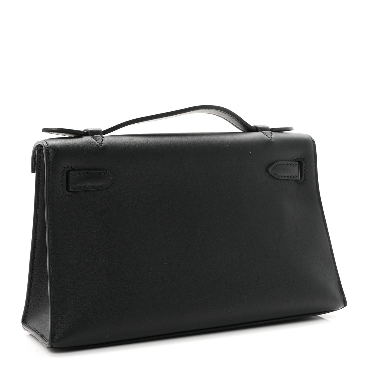 Hermes Swift Kelly Pochette Clutch Black 3 of 11