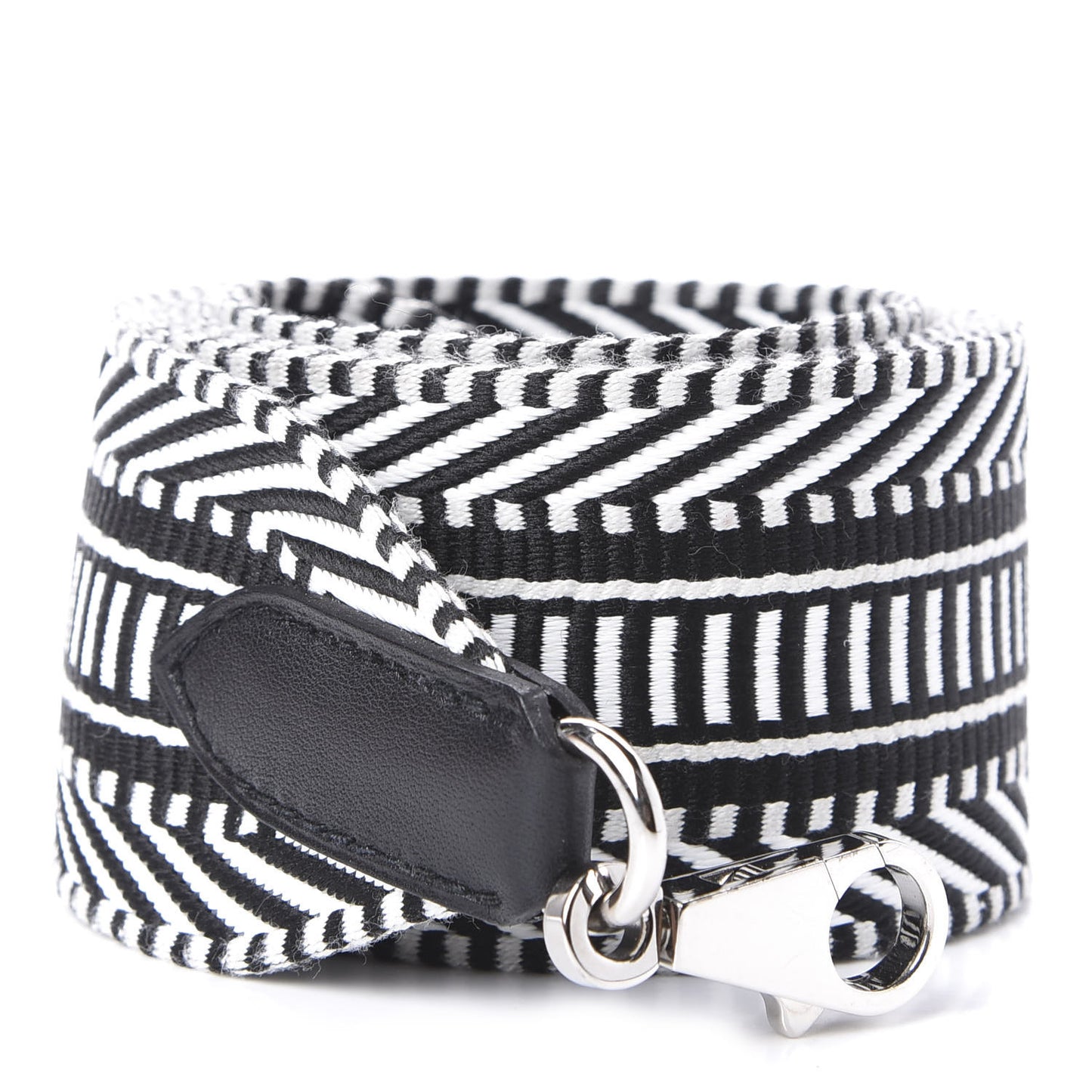 Toile Swift 50mm Sangle Cavale Shoulder Strap Black Ecru