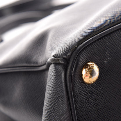 Prada Saffiano Medium Galleria Double Zip Tote Black 18 of 23