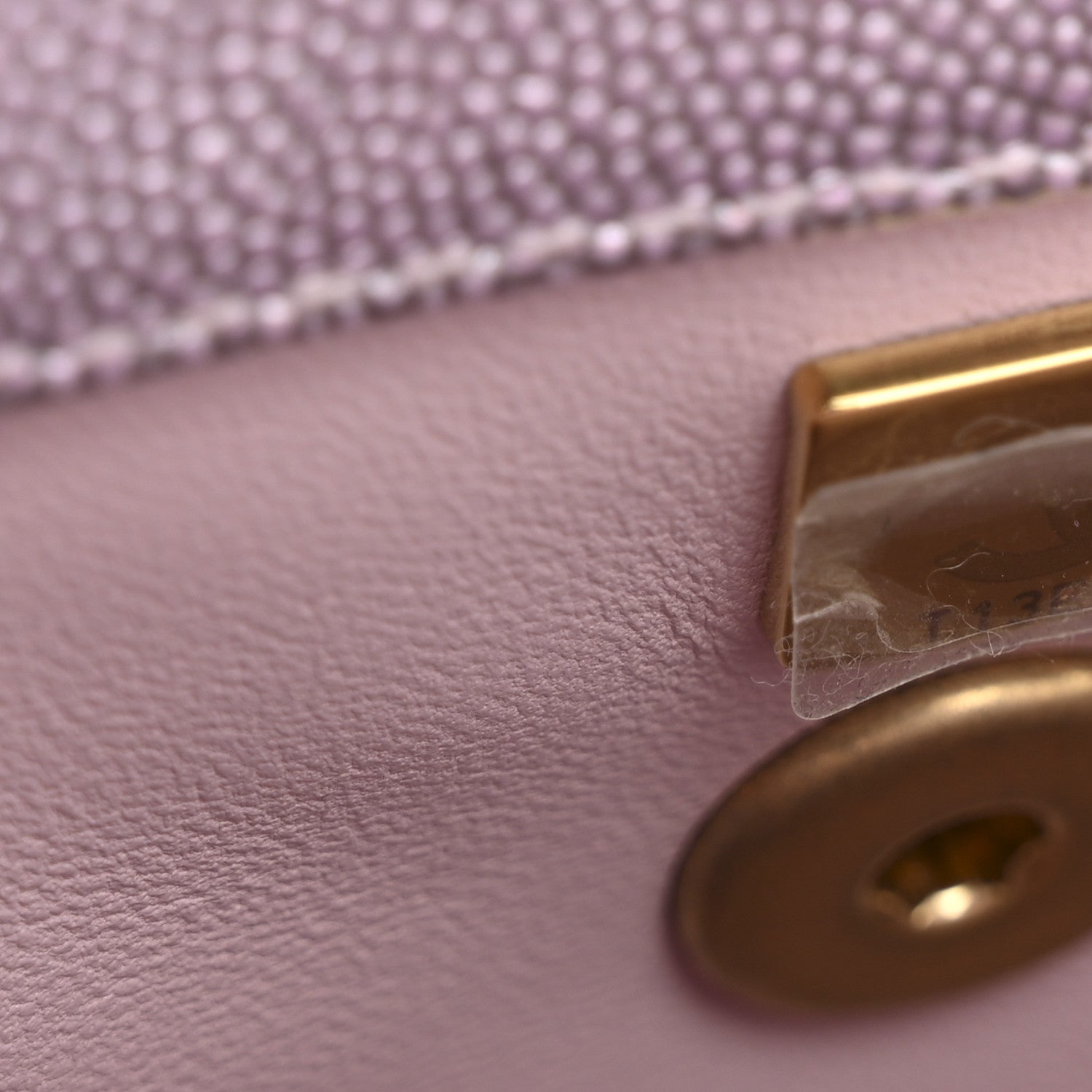 Chanel Metallic Caviar Quilted Mini Coco Handle Flap Light Pink 7 of 13