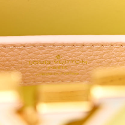 Louis Vuitton Taurillon Mini Capucines Sun Beam Yellow 7 of 11