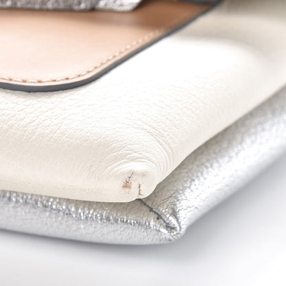 Givenchy Calfskin Duetto Crossbody Bag Silver 8 of 8