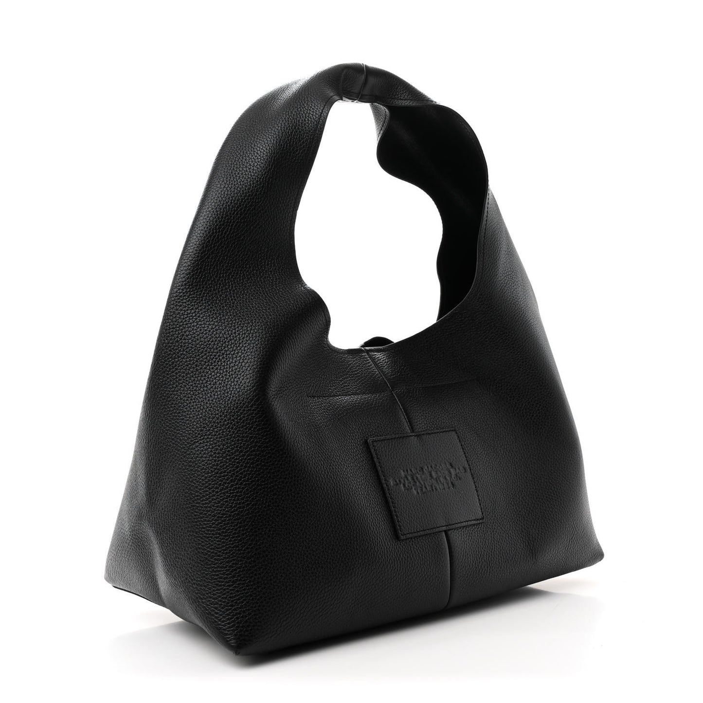 Grained Calfskin Medium The Sack Bag Black