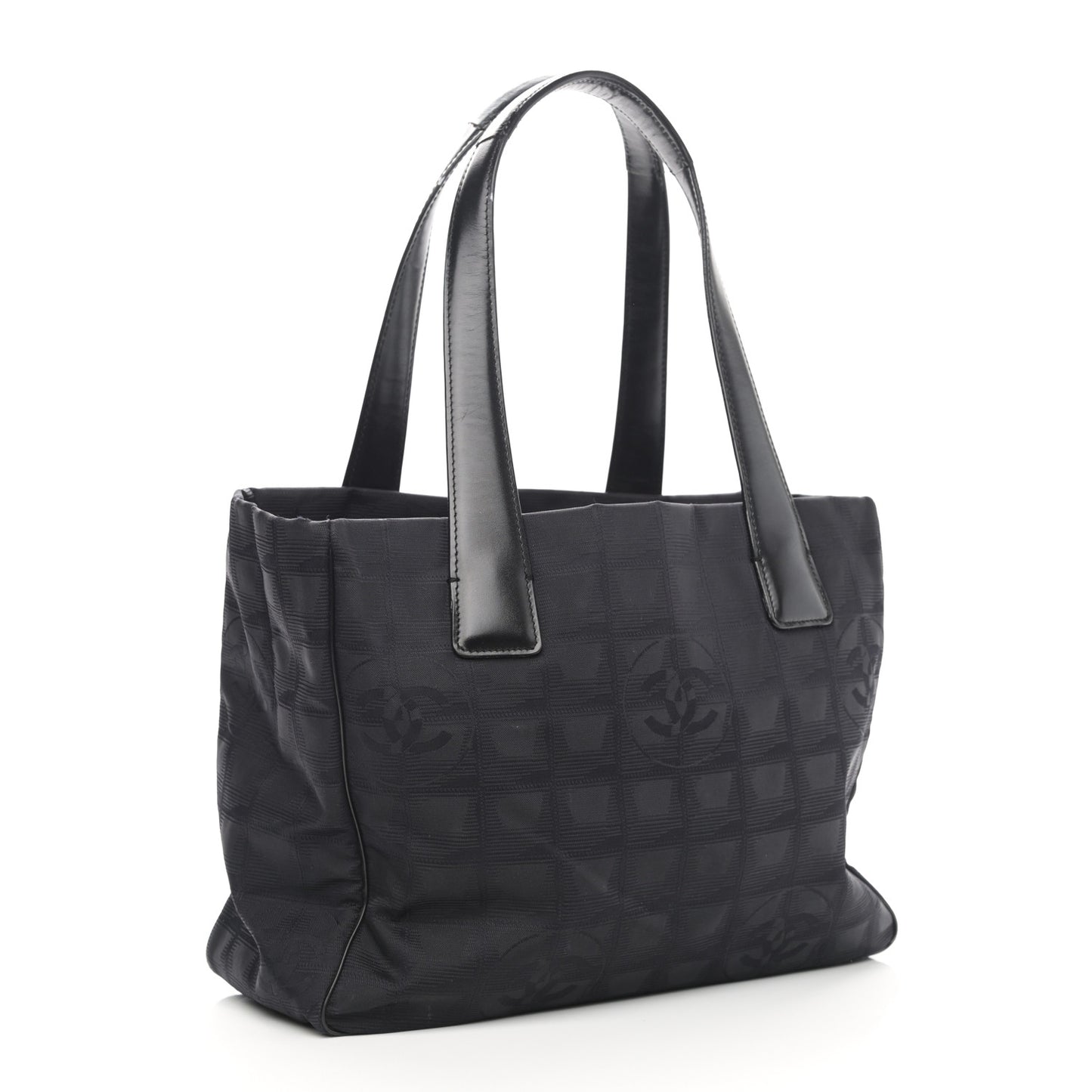 Nylon Small Travel Tote Black