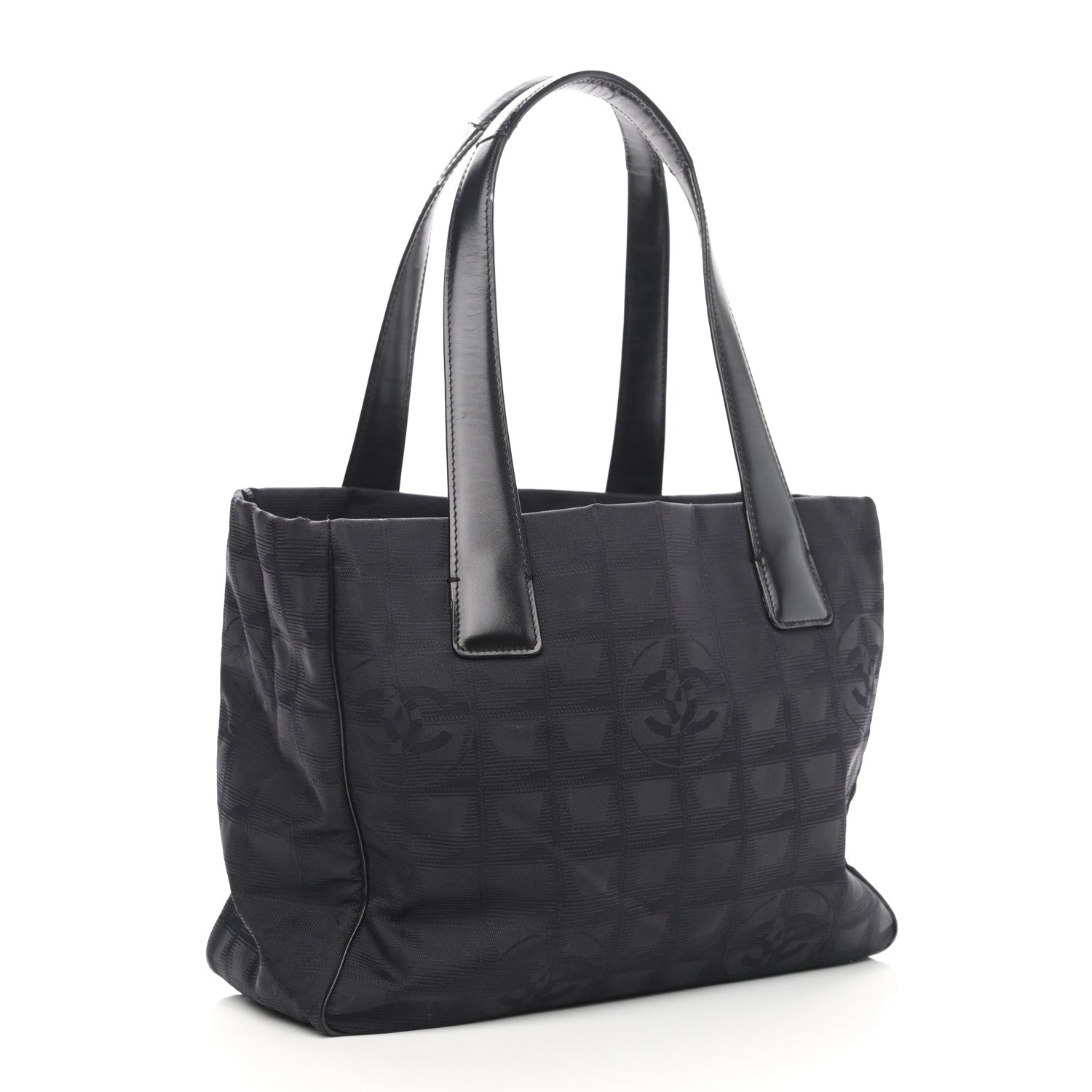 Chanel Nylon Small Travel Tote Black 2 of 11