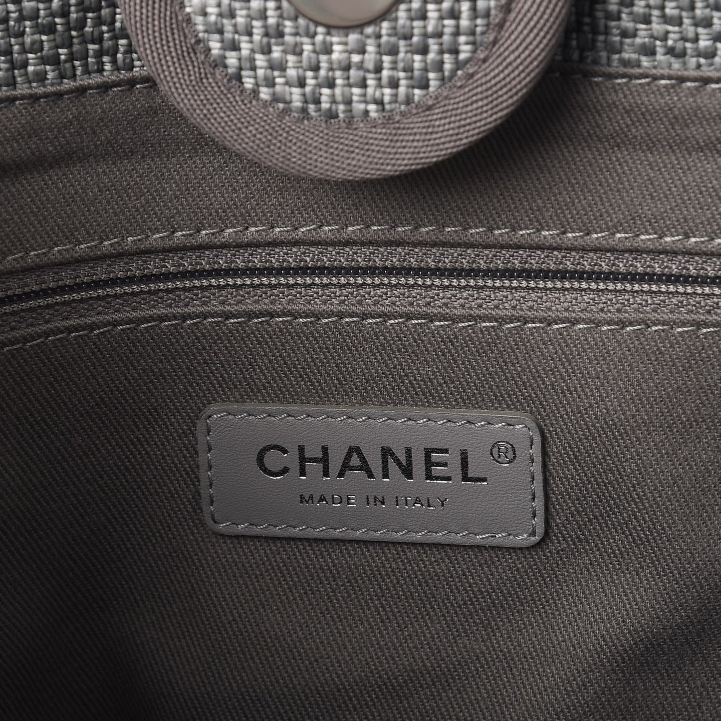 Canvas Small Deauville Tote Grey