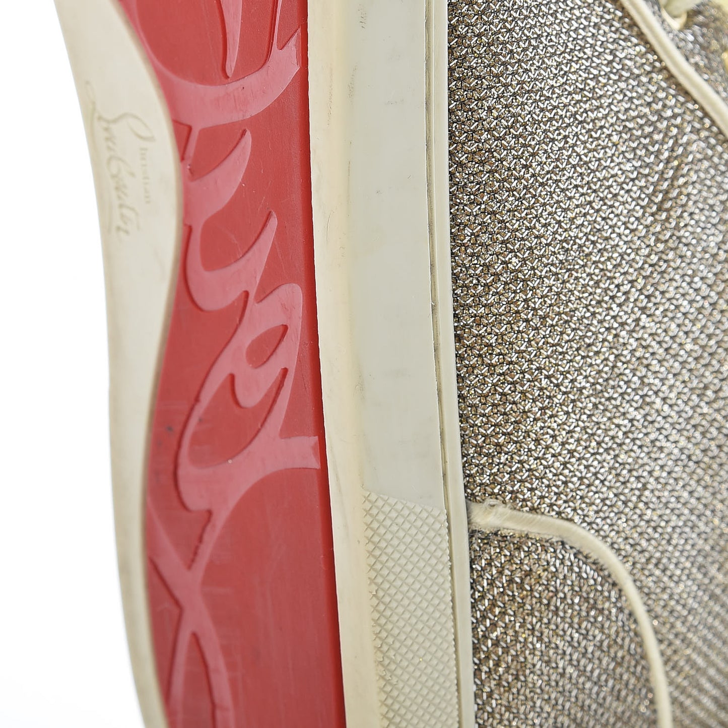 Metallic Lurex Womens Bip Bip Orlato Flat Sneakers 40 Gold