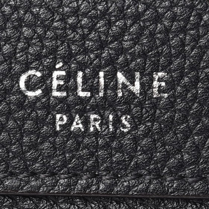 Celine Drummed Calfskin Nano Luggage Black 6 of 10