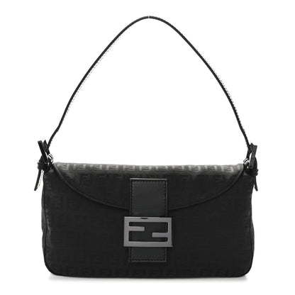 Fendi Zucchino Baguette Black 1 of 9