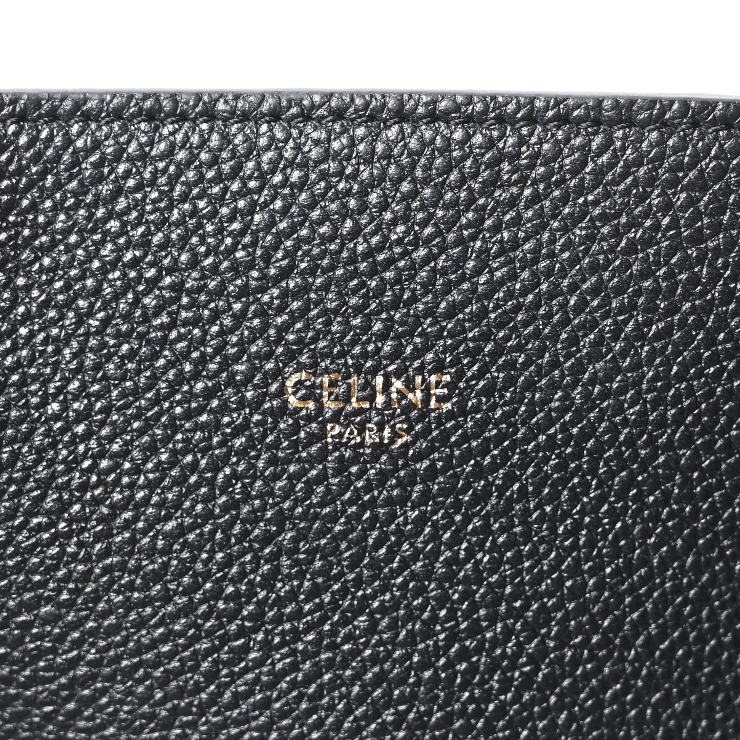 Soft Grained Calfskin Small Belt Cabas Phantom Black
