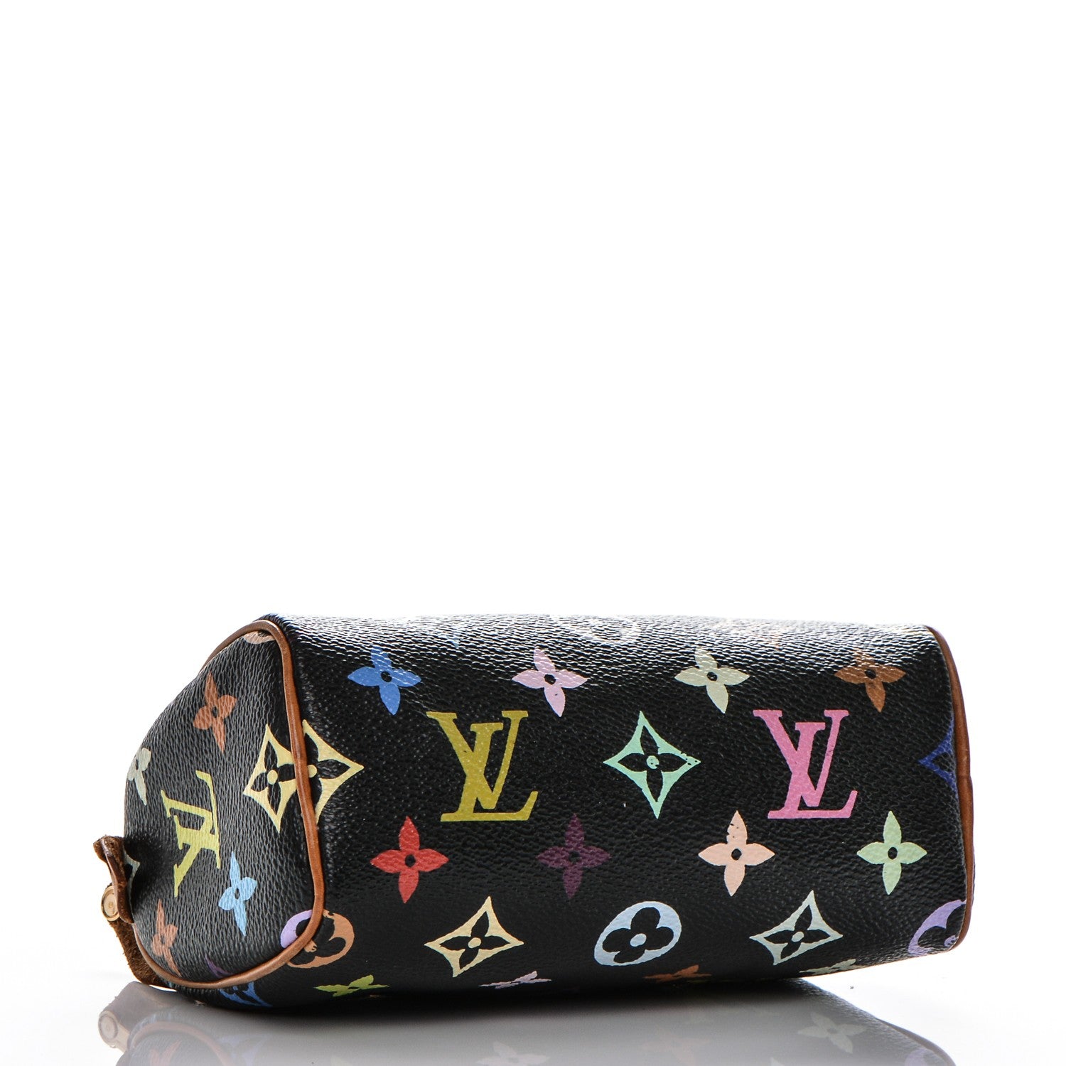 Louis Vuitton Monogram Multicolor Mini Sac HL Speedy Black 4 of 7