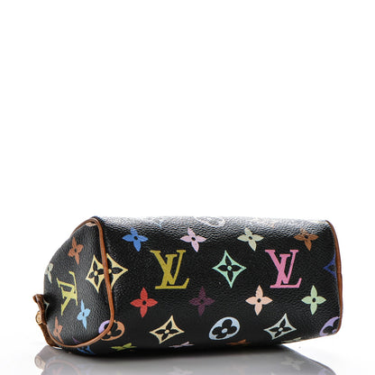 Louis Vuitton Monogram Multicolor Mini Sac HL Speedy Black 4 of 7