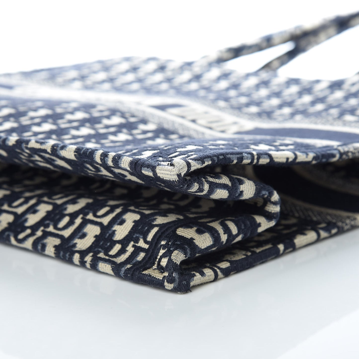 Oblique Book Tote Blue Multicolor