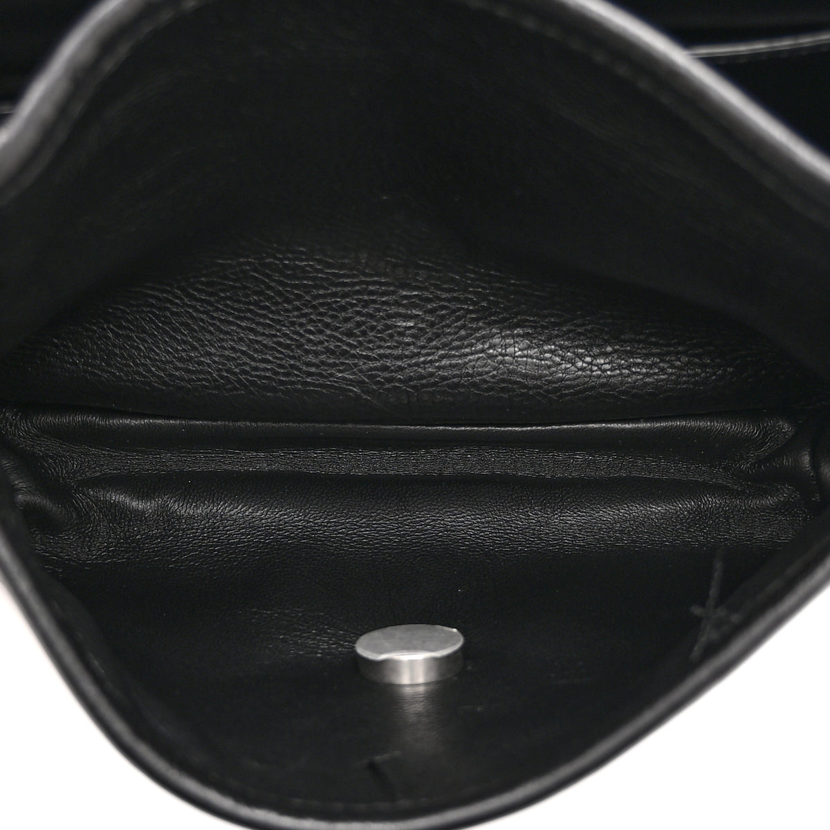 Grained Calfskin Small Niki Messenger Black