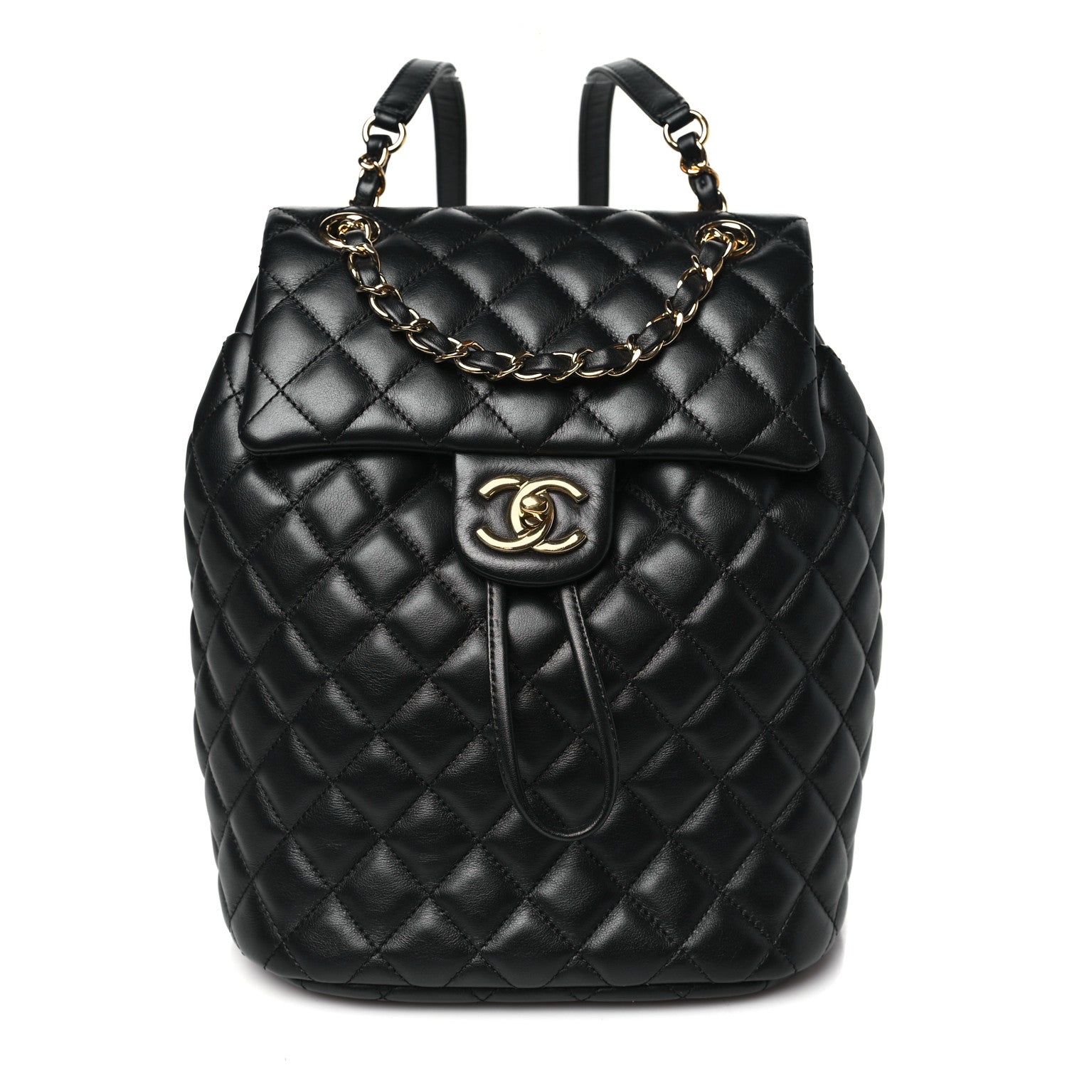 Chanel Lambskin Quilted Small Urban Spirit Backpack Black 1 of 10