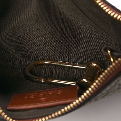 Gucci GG Supreme Monogram Key Case Beige Ebony Cuir 5 of 8