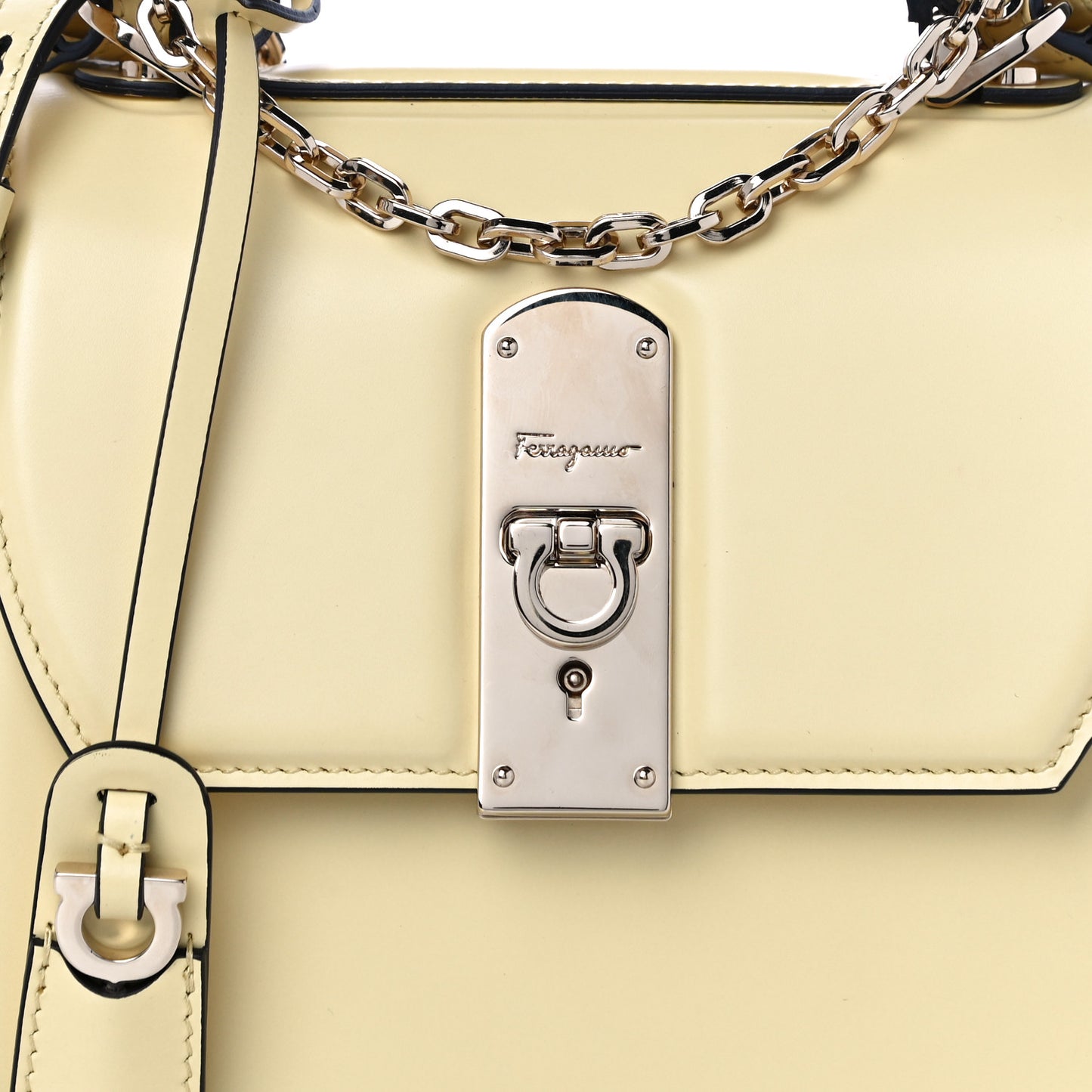 Smooth Calfskin Mini Boxyz Light Yellow