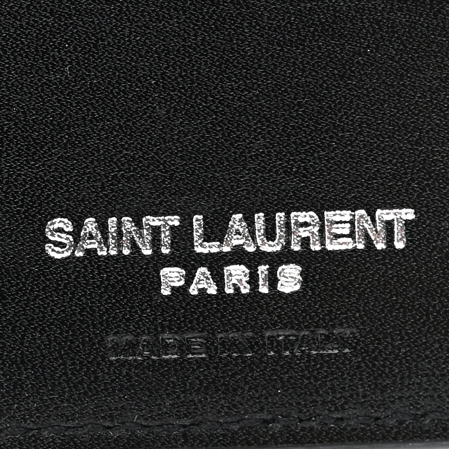 Saint Laurent Calfskin Bill Clip Card Case Black 6 of 8
