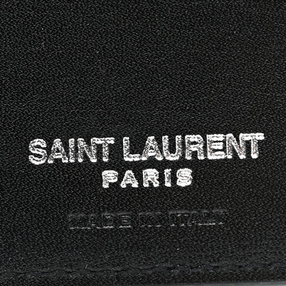 Saint Laurent Calfskin Bill Clip Card Case Black 6 of 8