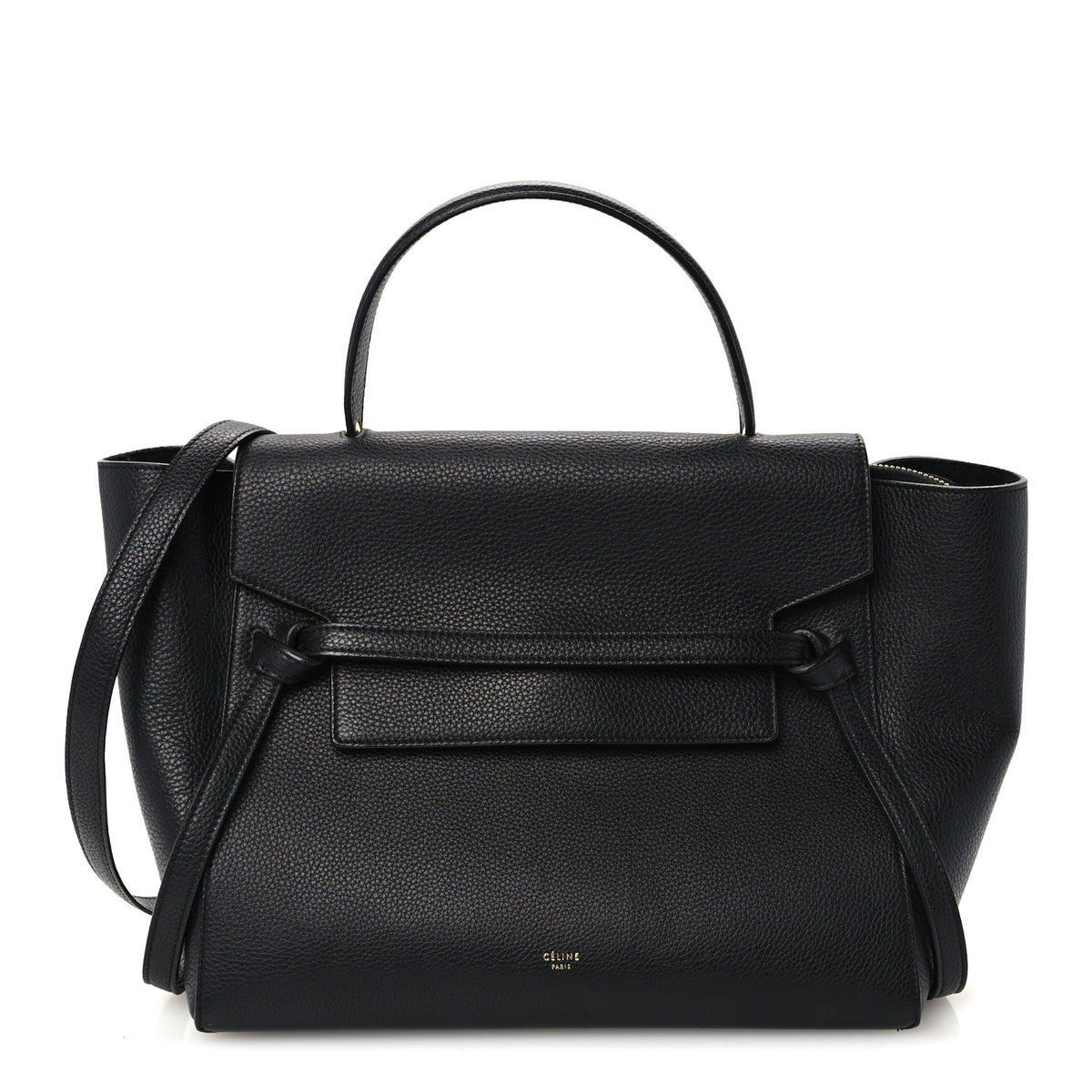 Celine Grained Calfskin Mini Belt Bag Black 1 of 11