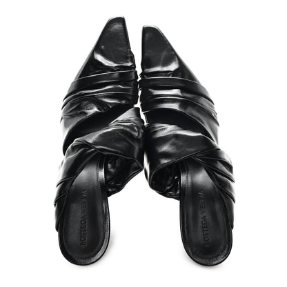Bottega Veneta Cushion Lux Bunnie Mule Pumps 38.5 Black 2 of 8