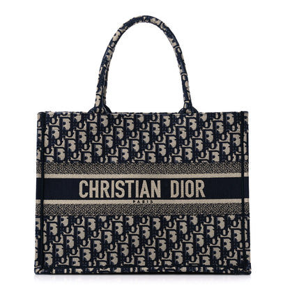Christian Dior Oblique Medium Book Tote Blue Multicolor 1 of 10