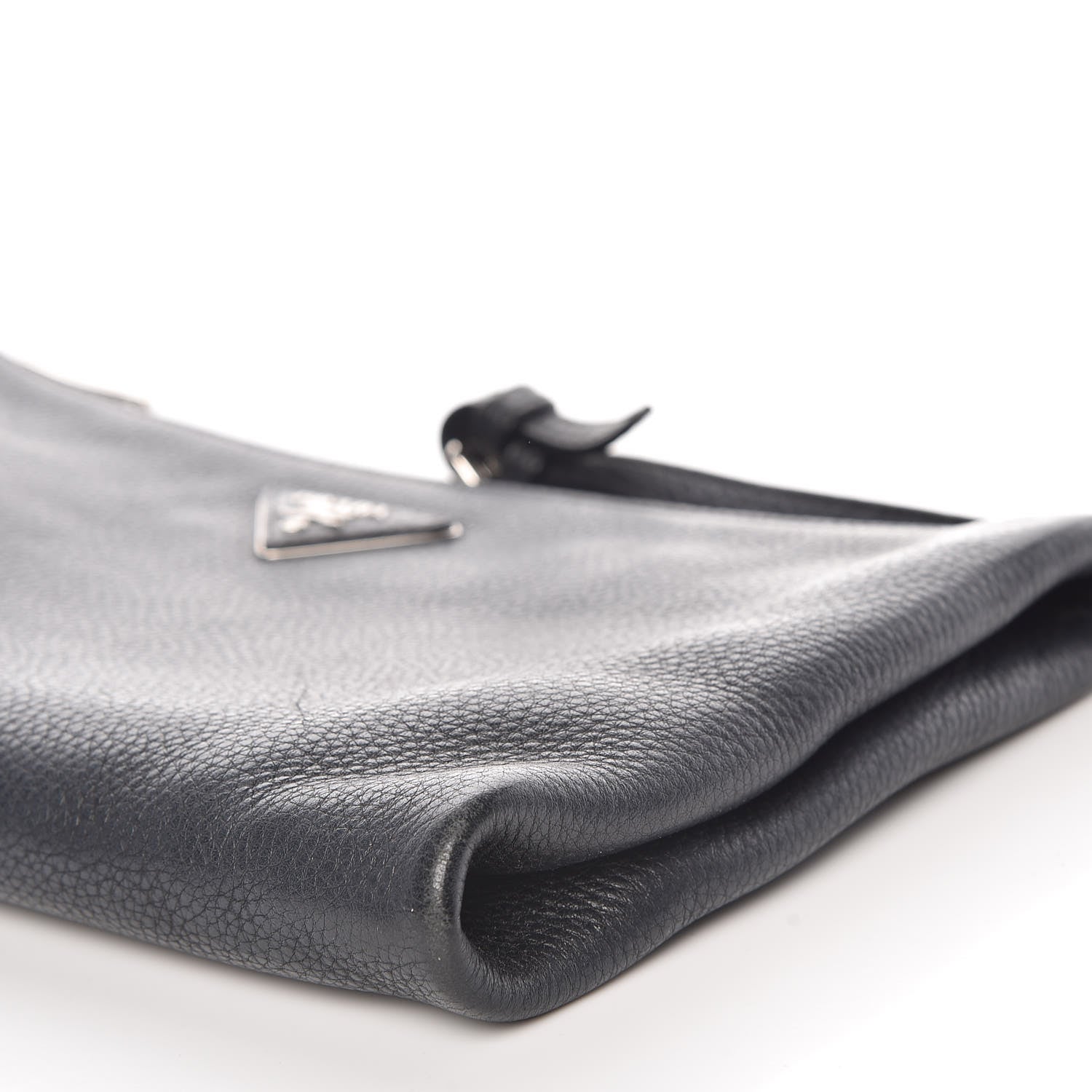 Prada Vitello Daino Clutch Baltico 10 of 11