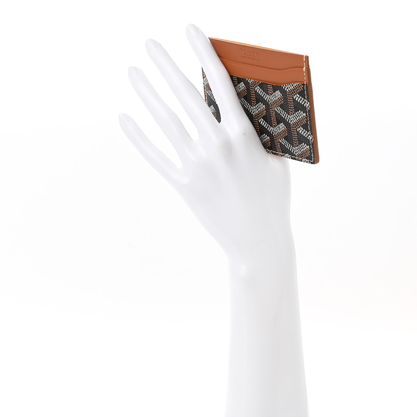 Goyardine Saint Sulpice Card Holder Black Gold