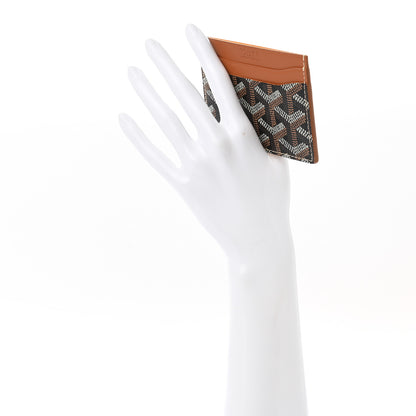 Goyard Goyardine Saint Sulpice Card Holder Black Gold 2 of 6