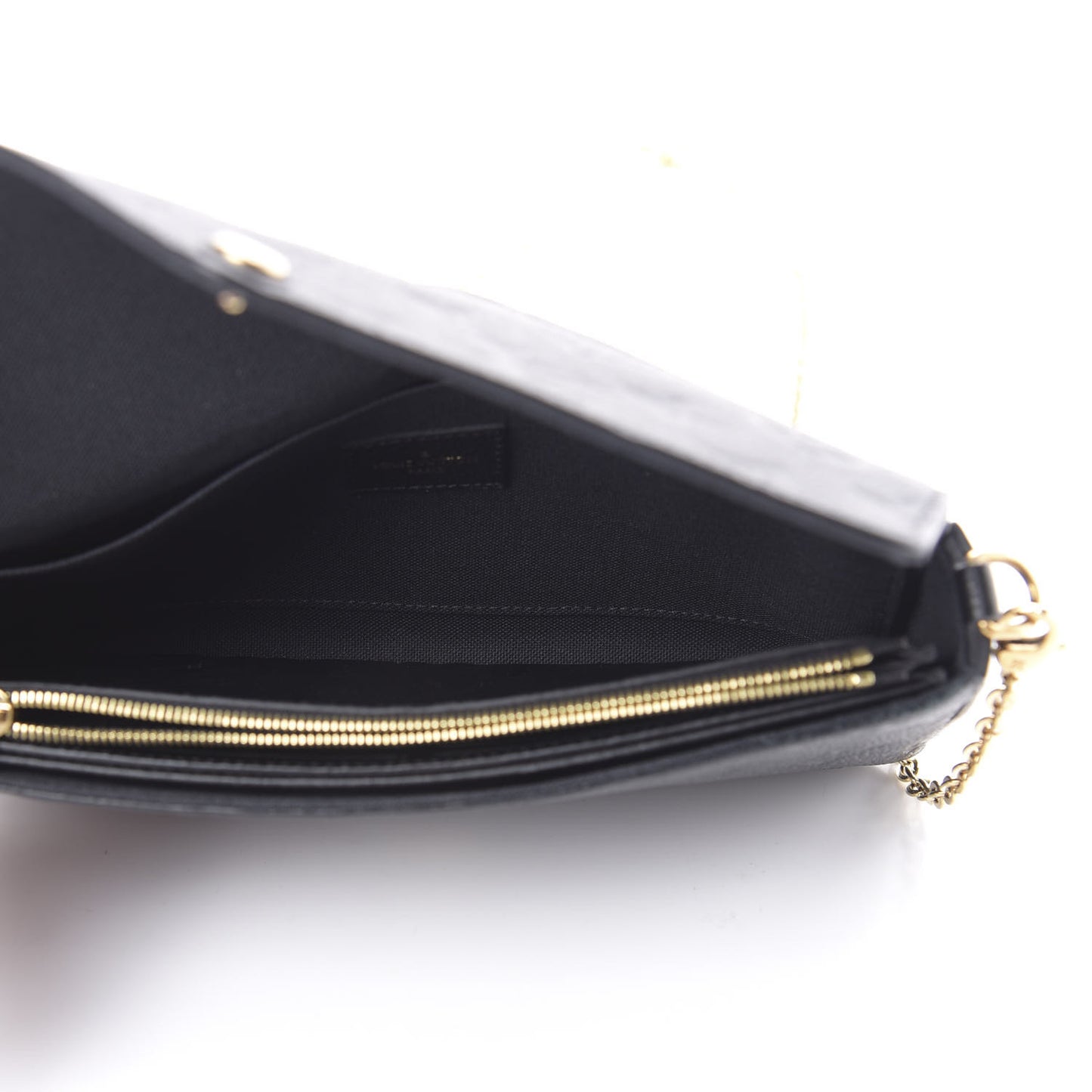 Empreinte Pochette Felicie Chain Wallet Black