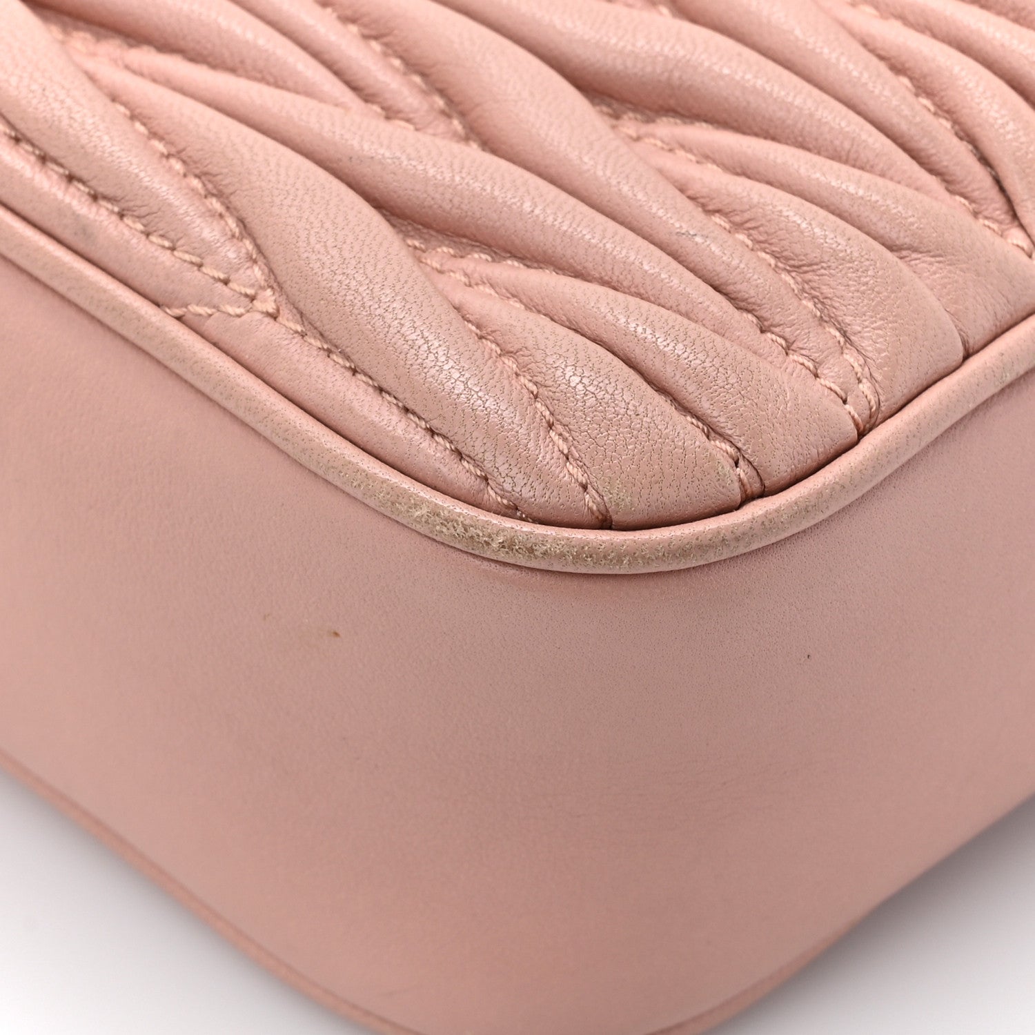 Miu Miu Nappa Matelasse Crossbody Bag Orchidea 10 of 12