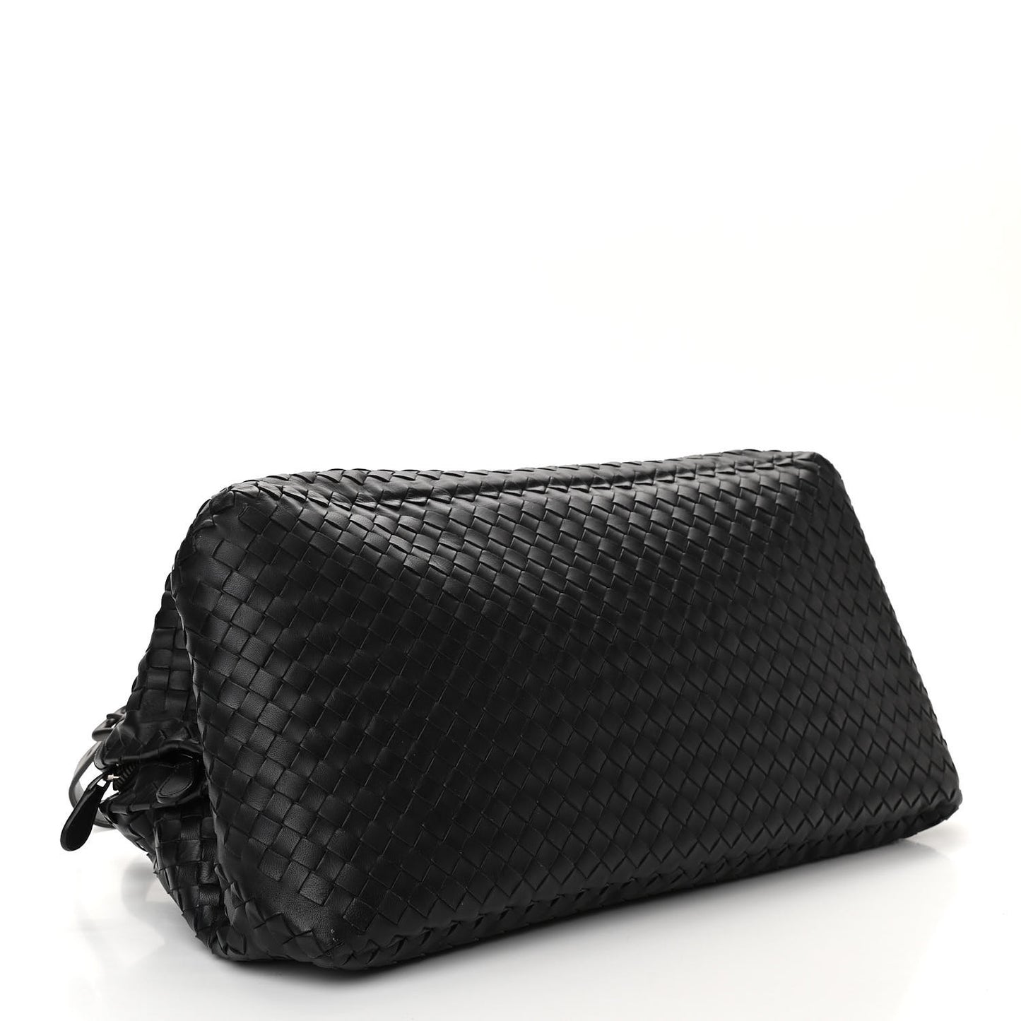 Nappa Intrecciato Large Bowler Black