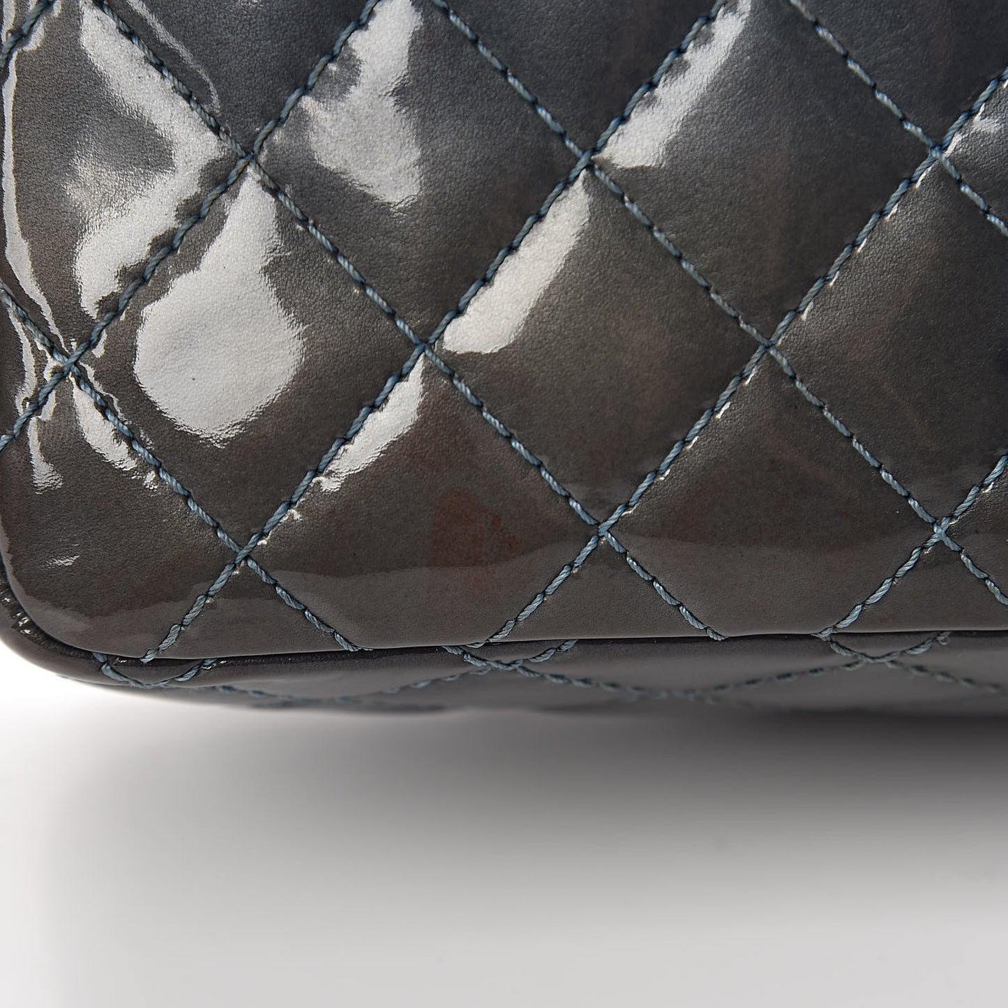 Patent Quilted 2.55 Reissue 225 Flap Blue