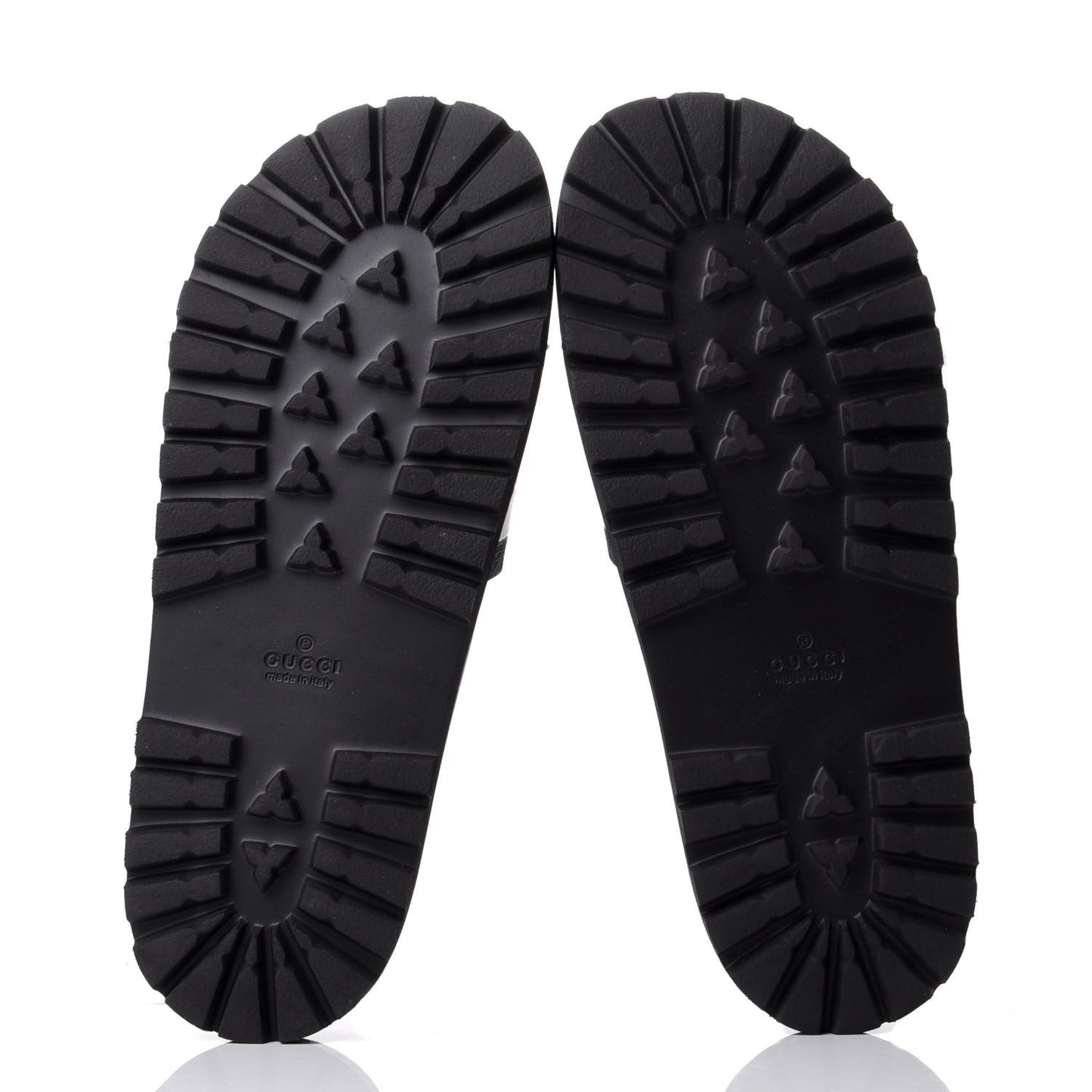 Rubber Web Mens Lug Sole Slide Sandals 10 Black Green Red
