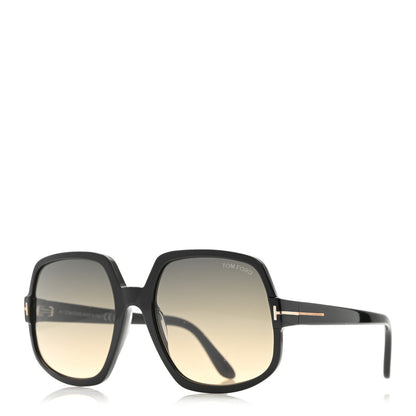 Tom Ford Acetate Delphine Sunglasses TF992 Black 1 of 8