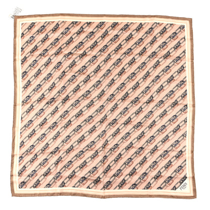 Fendi Silk O'Lock Square Scarf Cipria Multicolor 1 of 3